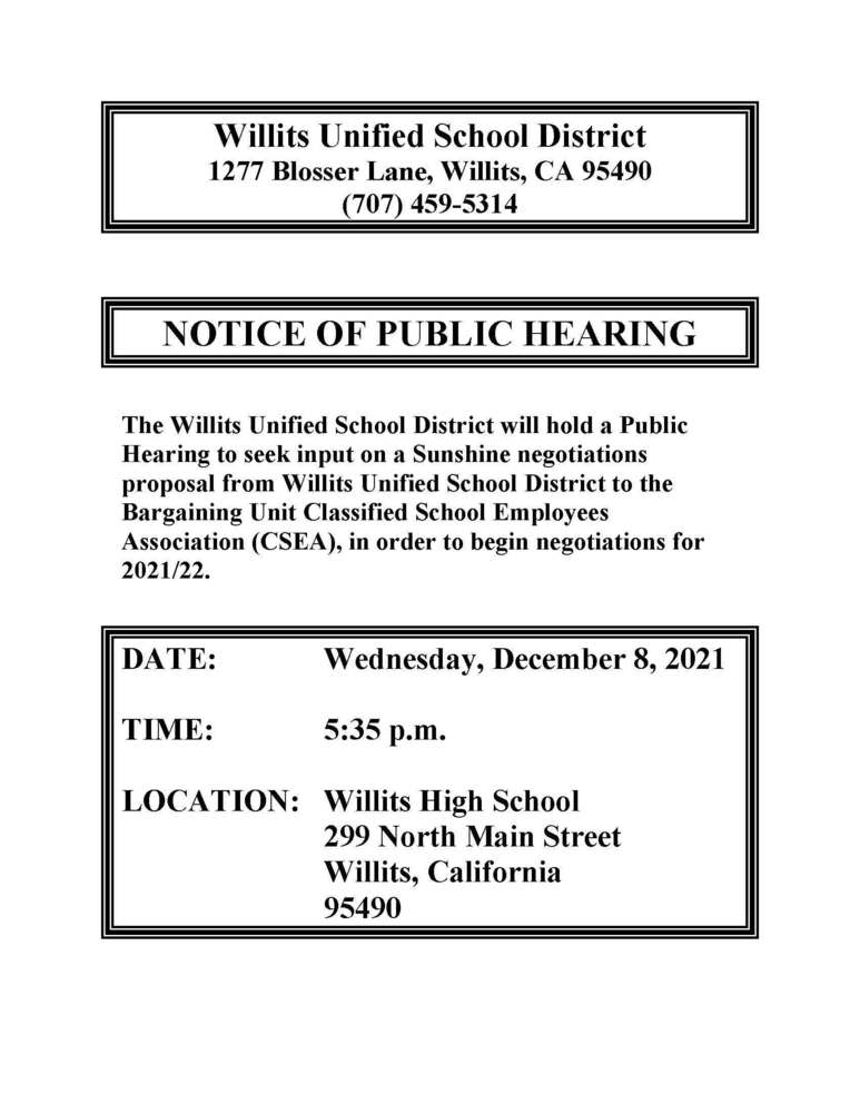 CSEA Public Hearing