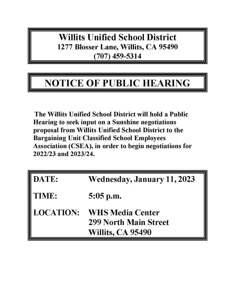 Revised Public Notice