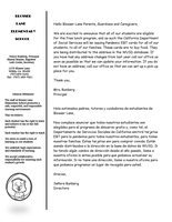 PEBT info to families