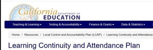 Learning Continuity and Attendance Plan