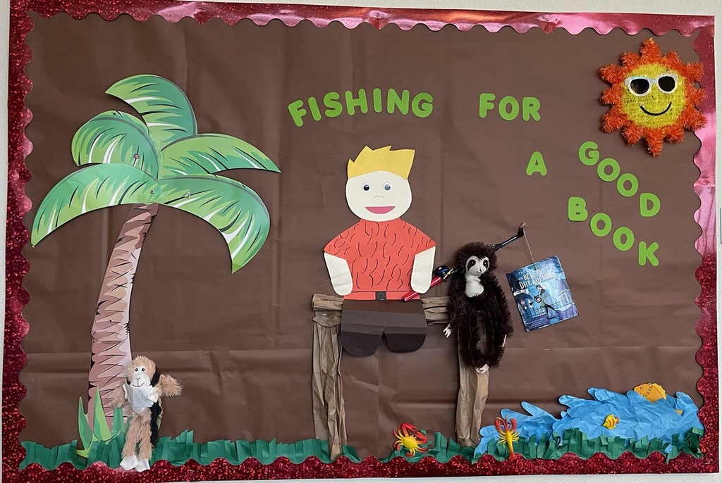 FISHING FOR A GOOD BOOK!